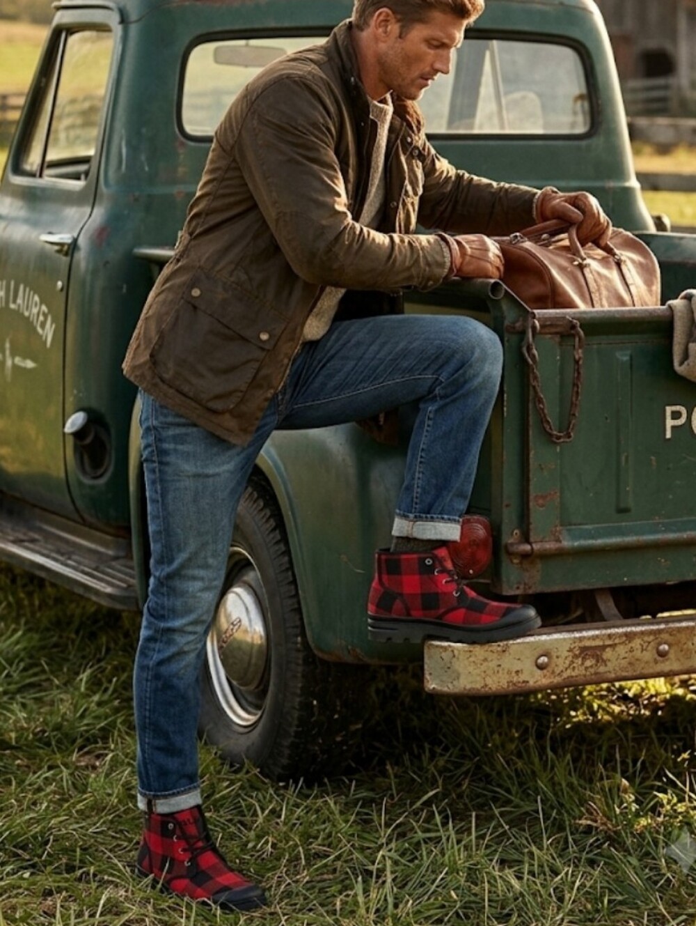 Polo Ralph Lauren Umar Buffalo Plaid Boots